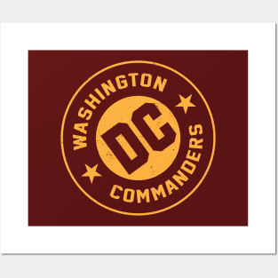 Washington DC Commanders 2 by Buck Tee Posters and Art